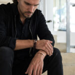 Armreif-Rosegold-matt-6.5mm-male