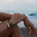 Armreif-Gelbgold-gehämmert-6.5mm