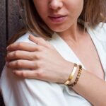 Armreif-Gelbgold-matt-6.5mm