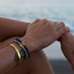 Buddha-Silber-vergoldet-Perlenarmband-Damen-Jaspis