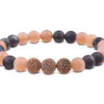 Damen-Perlenarmband-Grau-Mondstein-09FSF