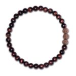 Damen-Perlenarmband-Rot-Tigerauge-17FVF