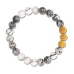 Damen-Perlenarmband-Weiss-Howlith-07FV