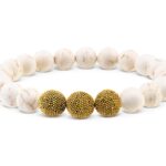 Herren-Perlenarmband-Creme-Magnesit-11MSF