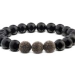 Herren-Perlenarmband-Schwarz-Obsidian-12MSF