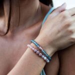 Perlenarmband-Mondstein-Rosa-Silberperlen-Rosegold