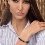 Buddha-Armband-Damen-Grau-Adlerauge-BF12F01