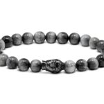 Buddha-Armband-Herren-Grau-Adlerauge-BM14SF