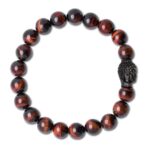 Buddha-Armband-Herren-Rotes-Tigerauge-BM11VF