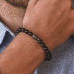 Buddha-Armband-Herren-Schwarz-Obsidian-BM08M02