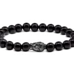 Buddha-Armband-Herren-Schwarz-Obsidian-BM08SF