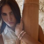 Edelsteinperlen-Armband-Damen-Orange-Calcit-BJF02M03