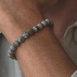 Edelsteinperlen-Armband-Herren-Grau-Jaspis-BJM02M02