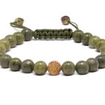 Edelsteinperlen-Armband-Herren-Gruen-Serpentin-BJM06SF