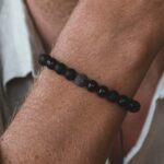 Edelsteinperlen-Armband-Herren-Schwarz-Onyx-BJM01M02