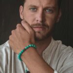 Edelsteinperlen-Armband-Herren-Tuerkis-Howlith-BJM10M01